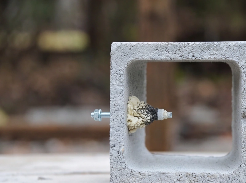 scellement resine chimique parpaing